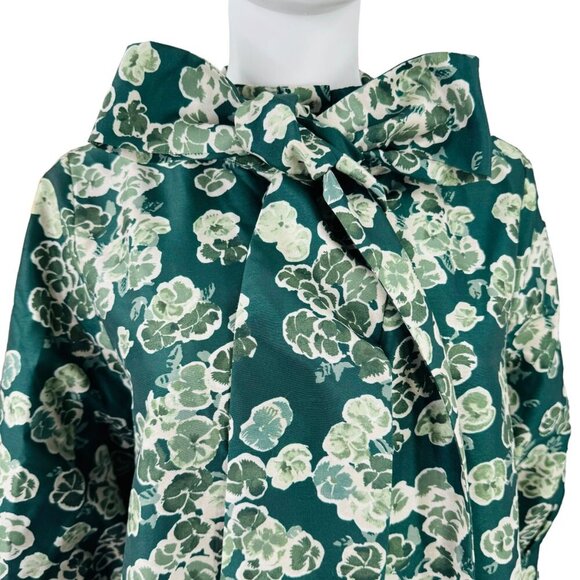 Tuckernuck NEW Green Floral Calyspo Cosmos Celia Mini Dress Size Medium - Picture 2 of 8